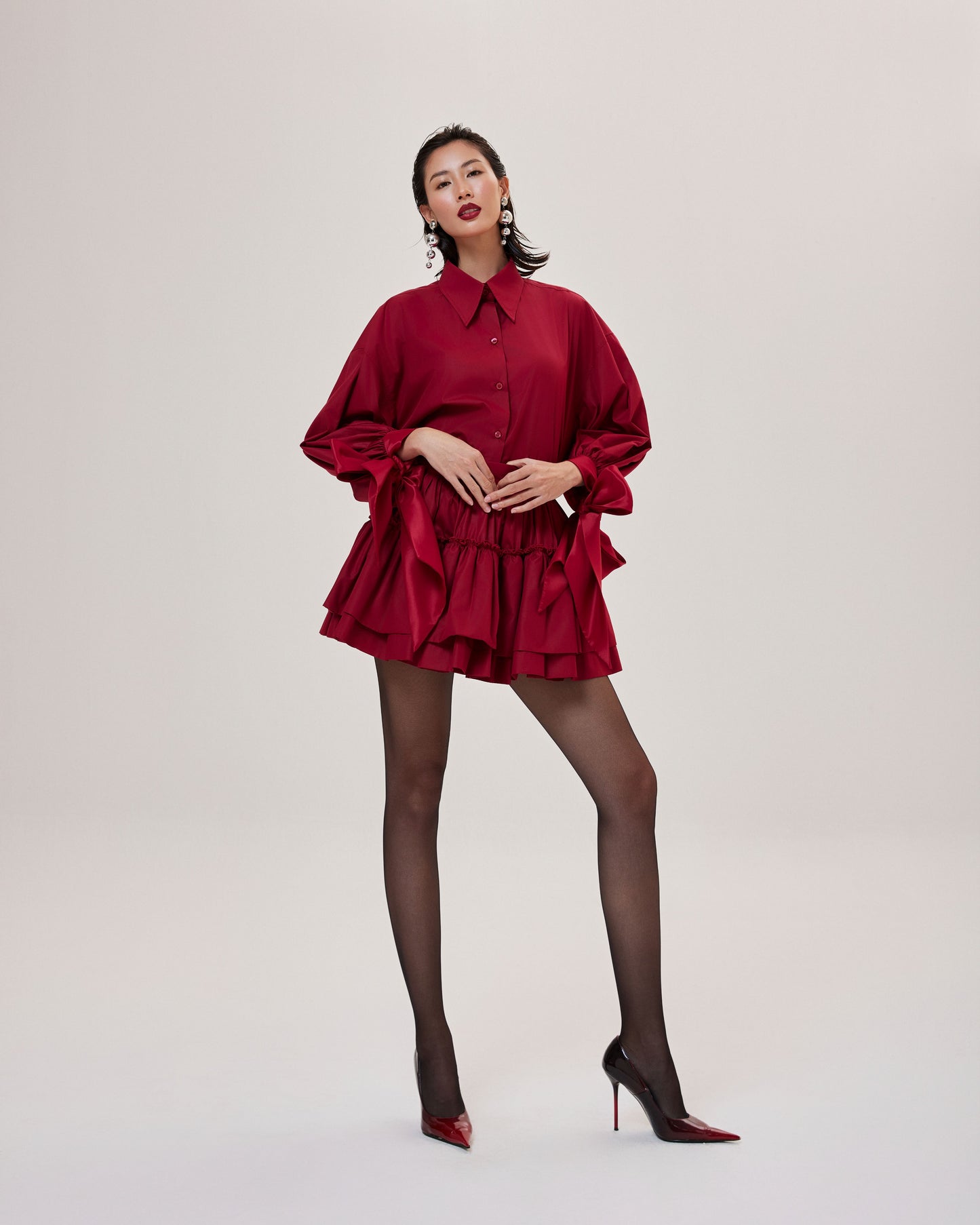 layering-skirt-red astoud caostu