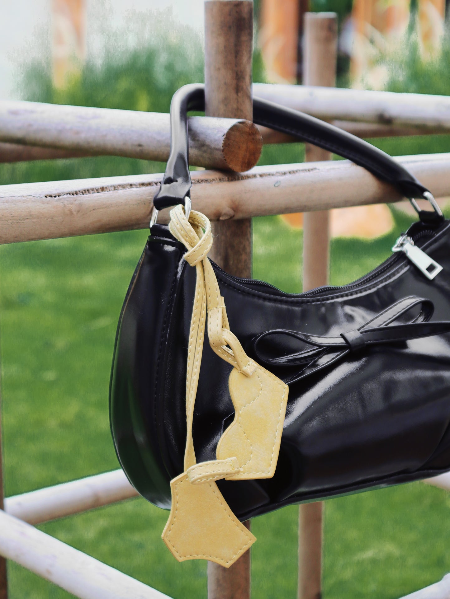 Black Bow Pot Bag Arya Astoud