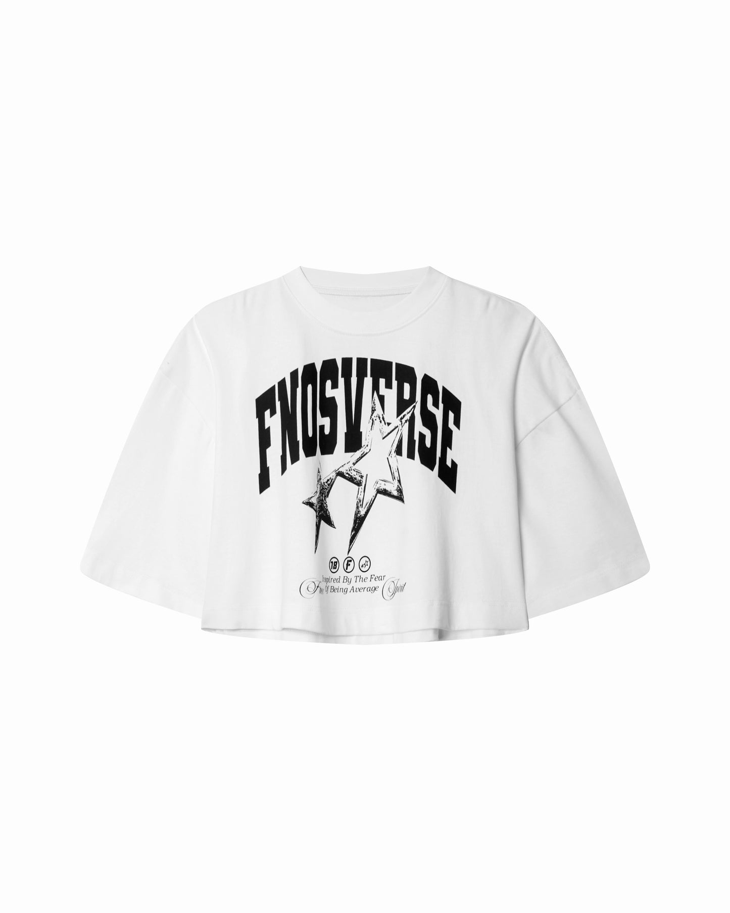 TCG1 - Croptop « Fnosverse » - Blanc