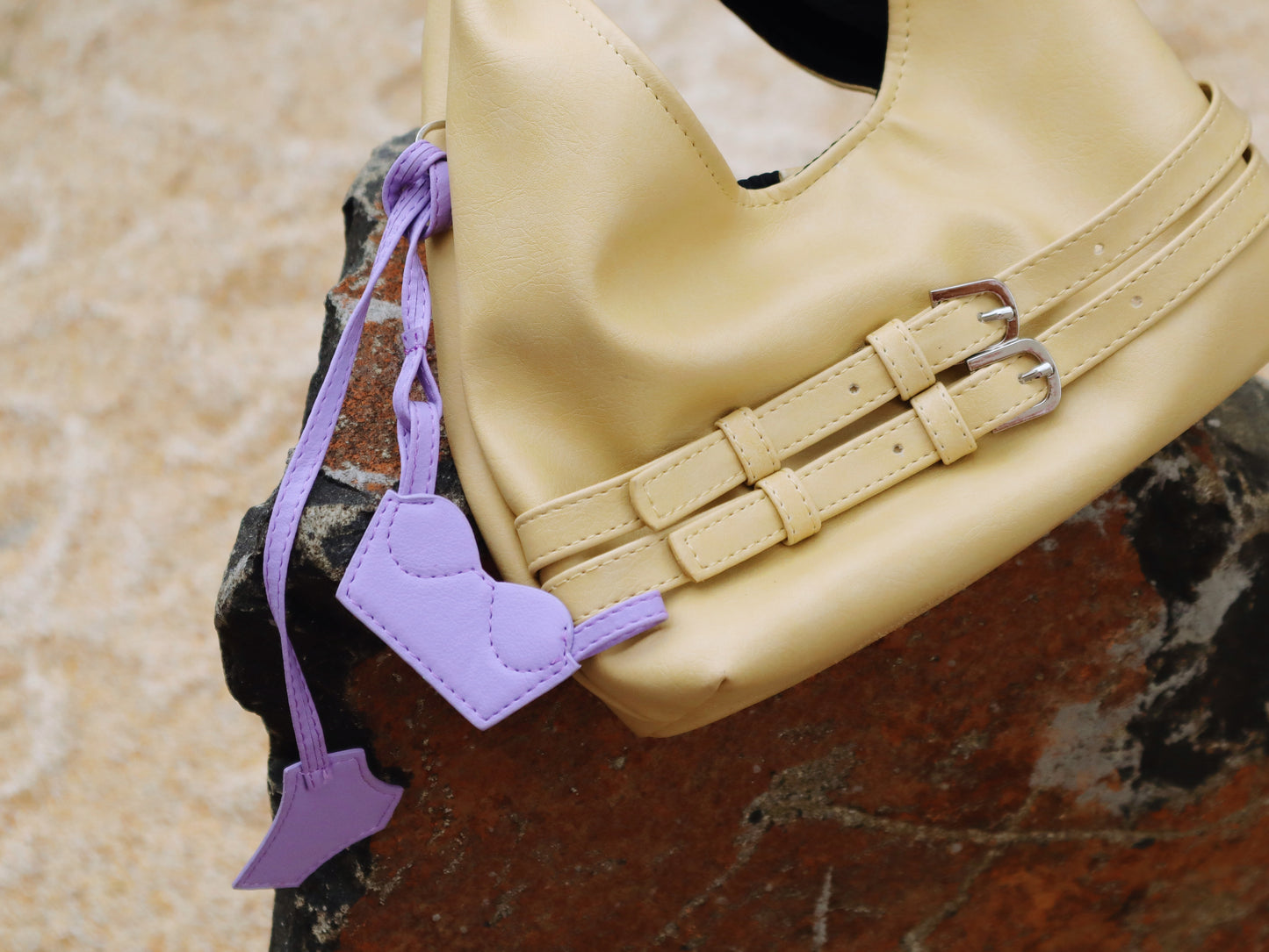 Yellow Double Belt Bag Arya Astoud