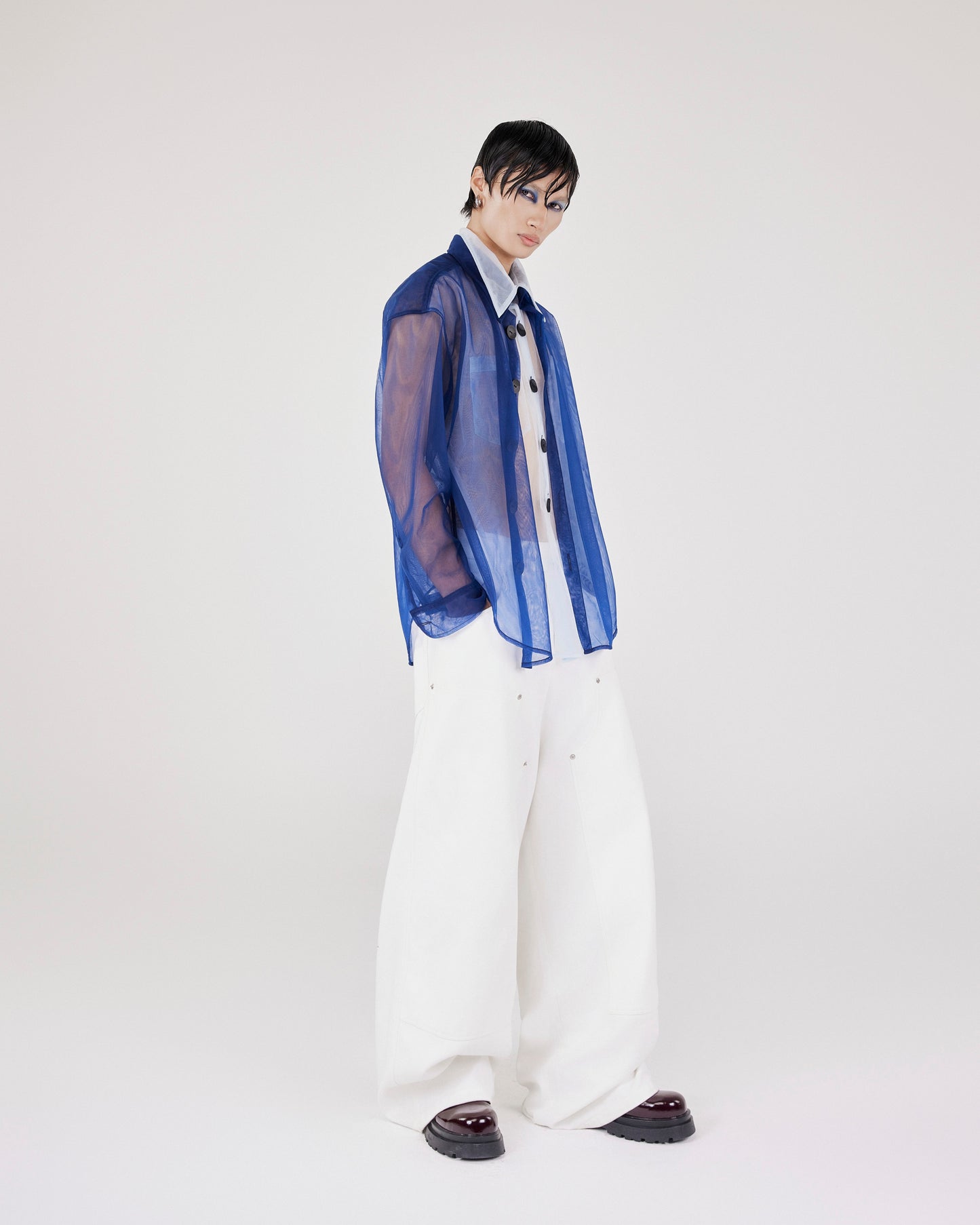 Double Trouble Sheer Shirt Caotus Astoud