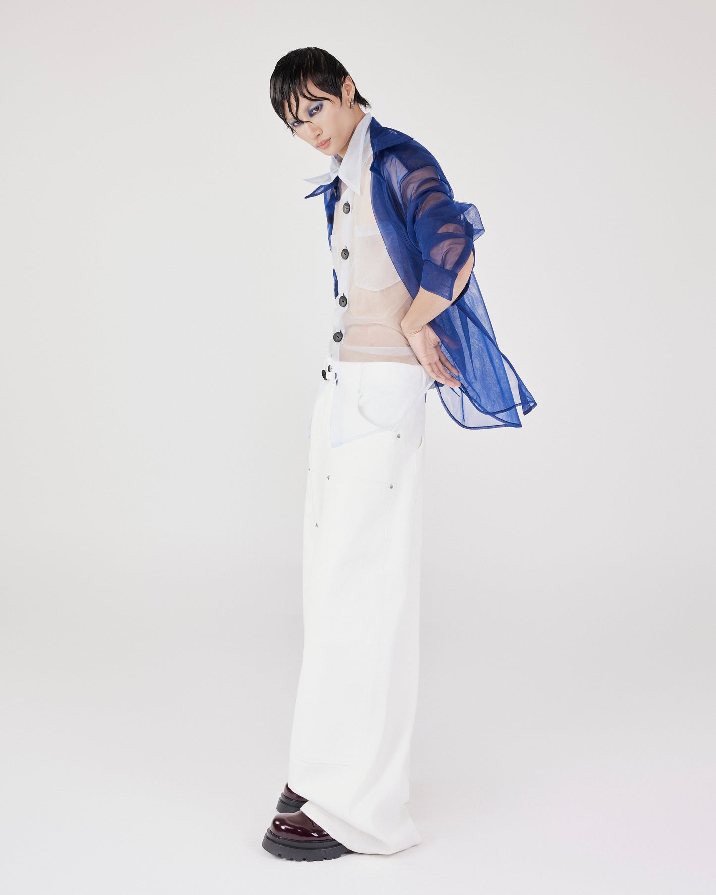 Double Trouble Sheer Shirt Caotus Astoud