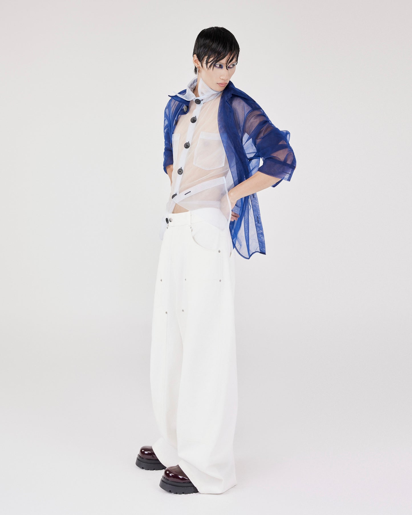 Double Trouble Sheer Shirt Caotus Astoud