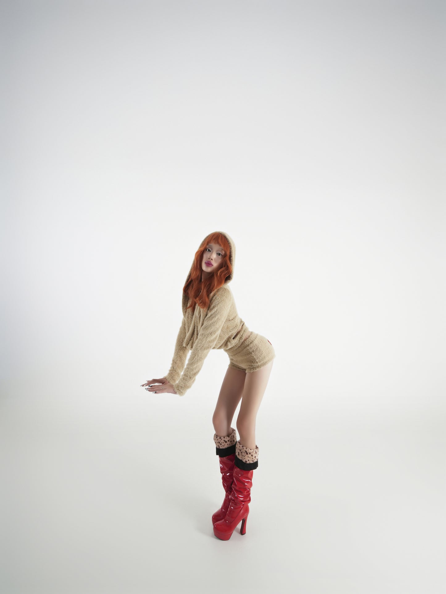 error-embroidered-mohair-mini-shorts tatichu astoud