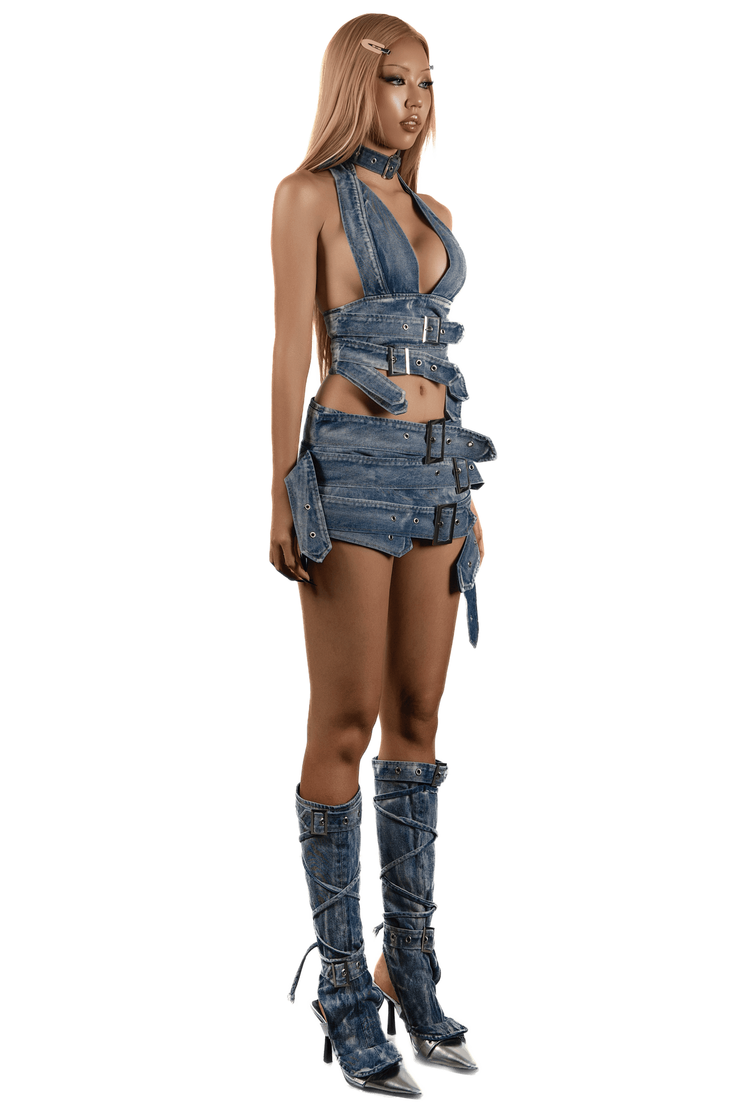 pop-buckles-denim-boot-covers tatichu astoud