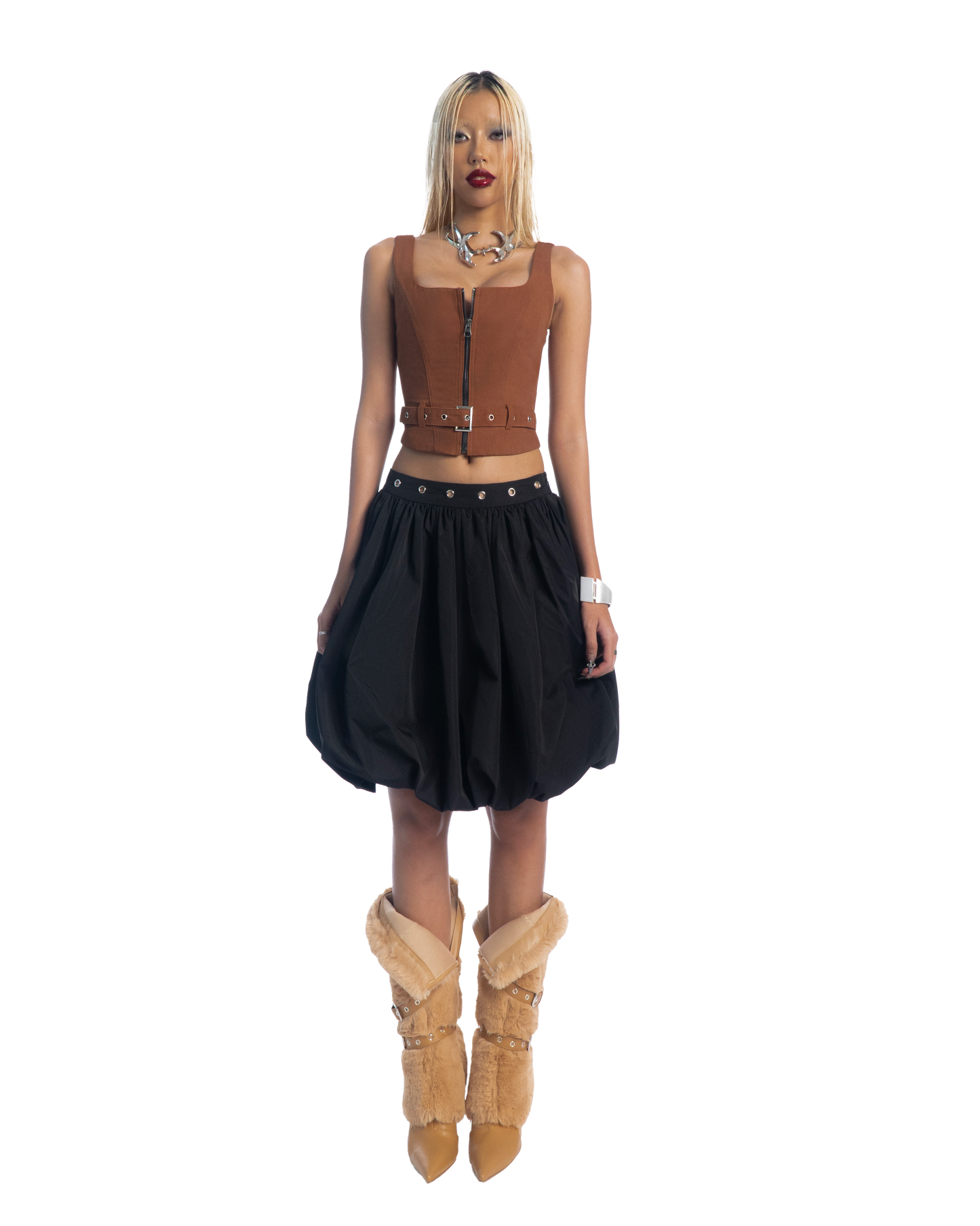 puzzle-brown-belted-corset tatichu astoud