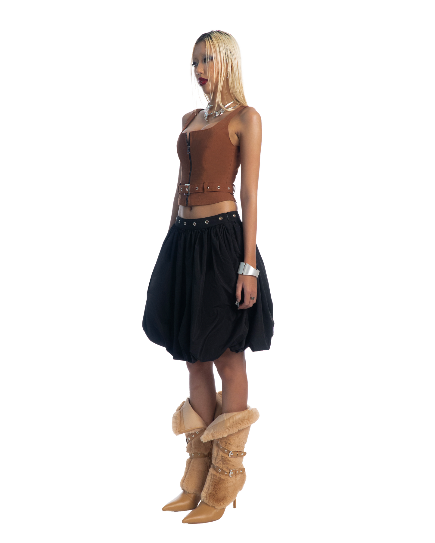 puzzle-brown-belted-corset tatichu astoud
