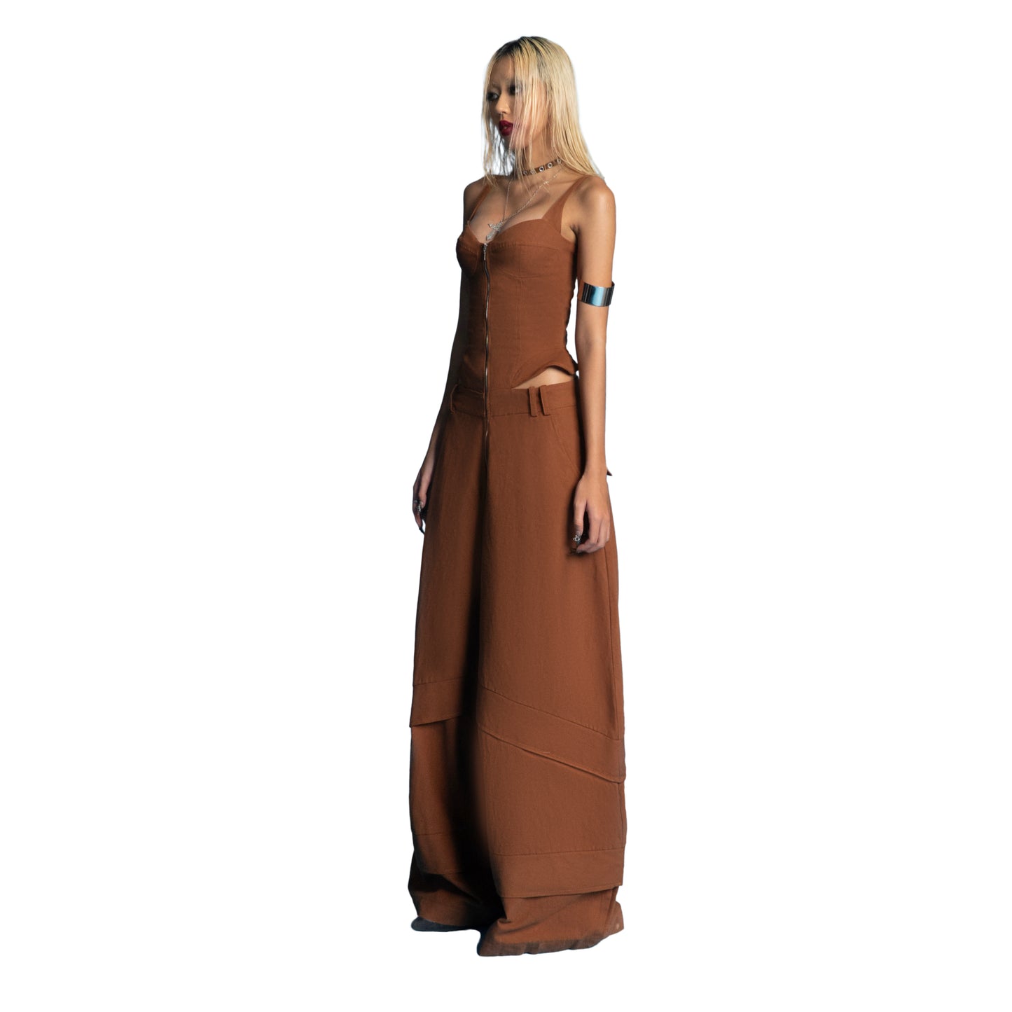 puzzle-cupped-wide-long-leg-jumpsuit tatichu astoud