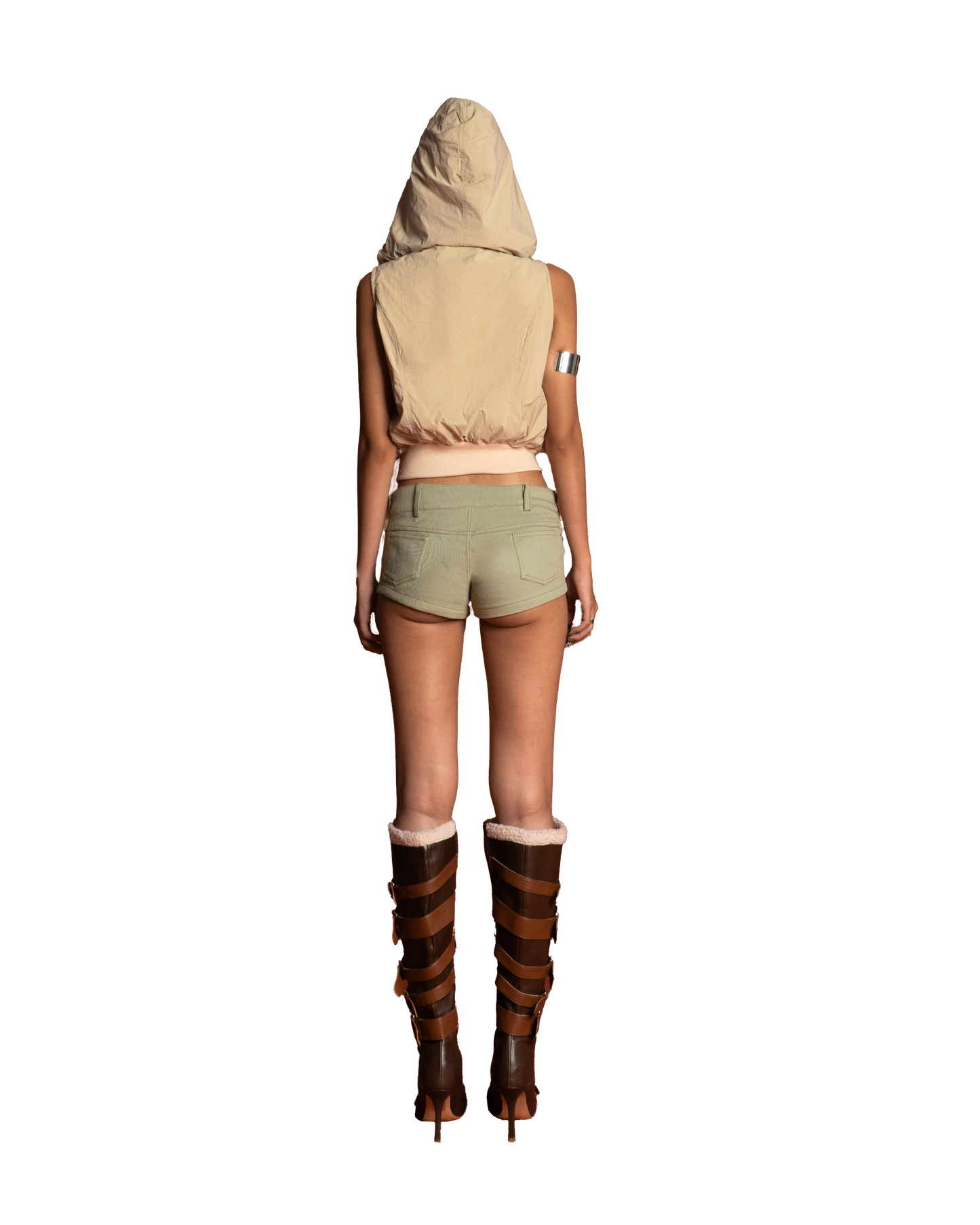 puzzle-sleeveless-hooded-parachute-jacket tatichu astoud