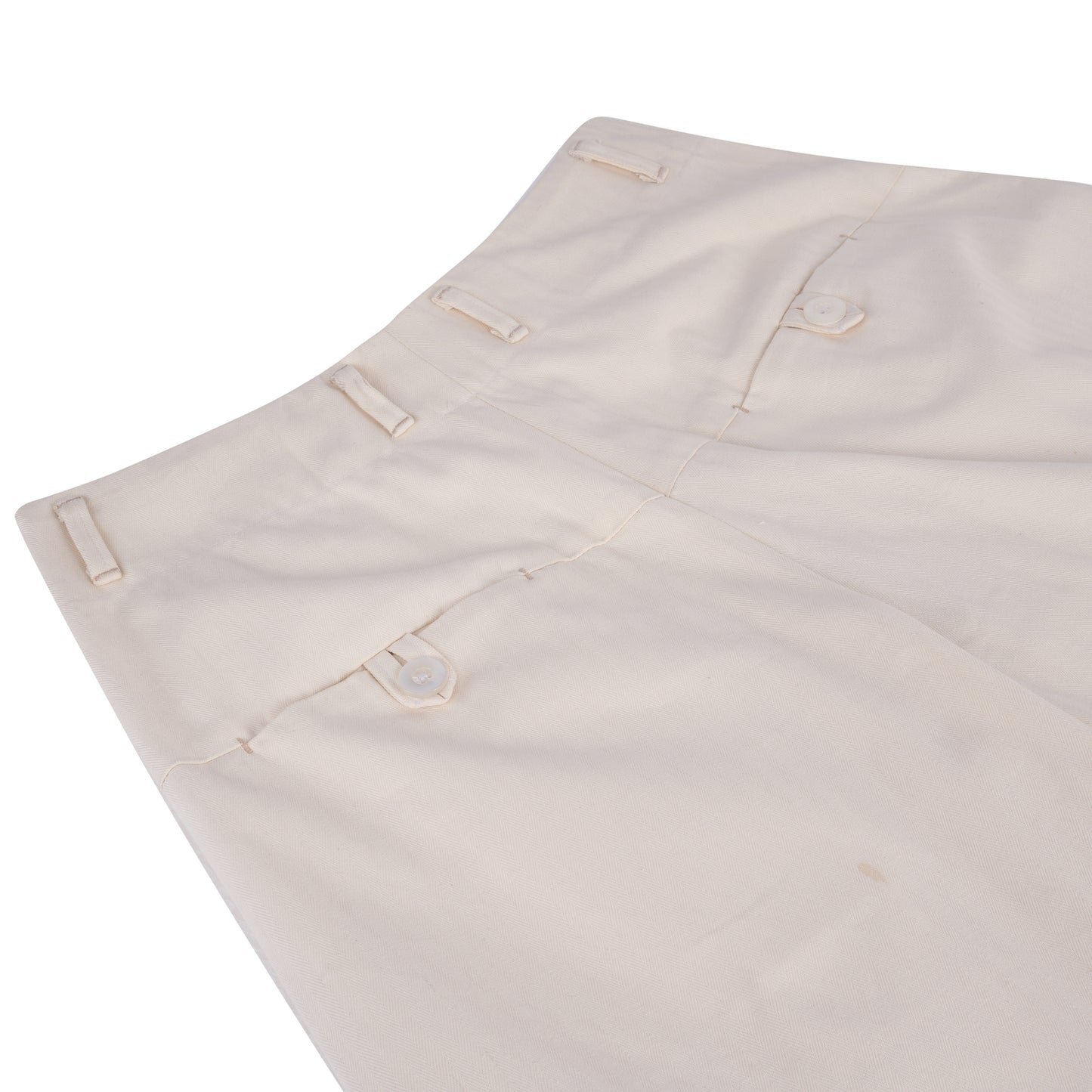 cream-herringbone-loose-baggy-pants saomai homme astoud