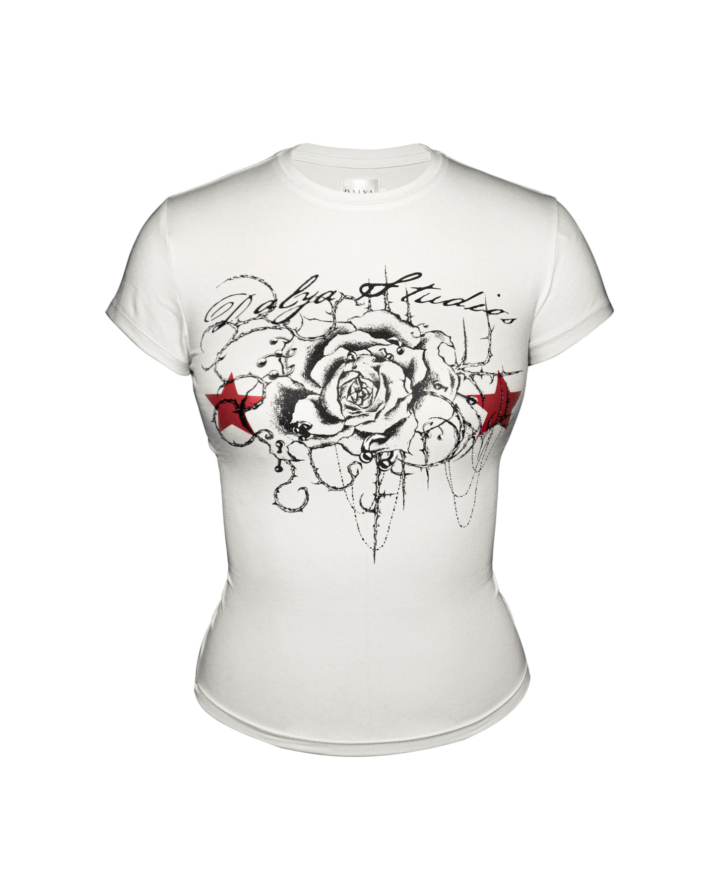 T-shirt blanc cassé Rosebud Tempt