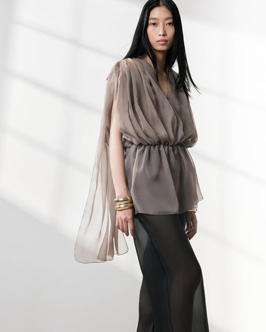 s25-womens-green-brown-sheer-top fortythree astoud