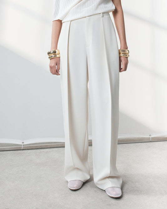 s25-womens-cream-tailored-pants fortythree astoud
