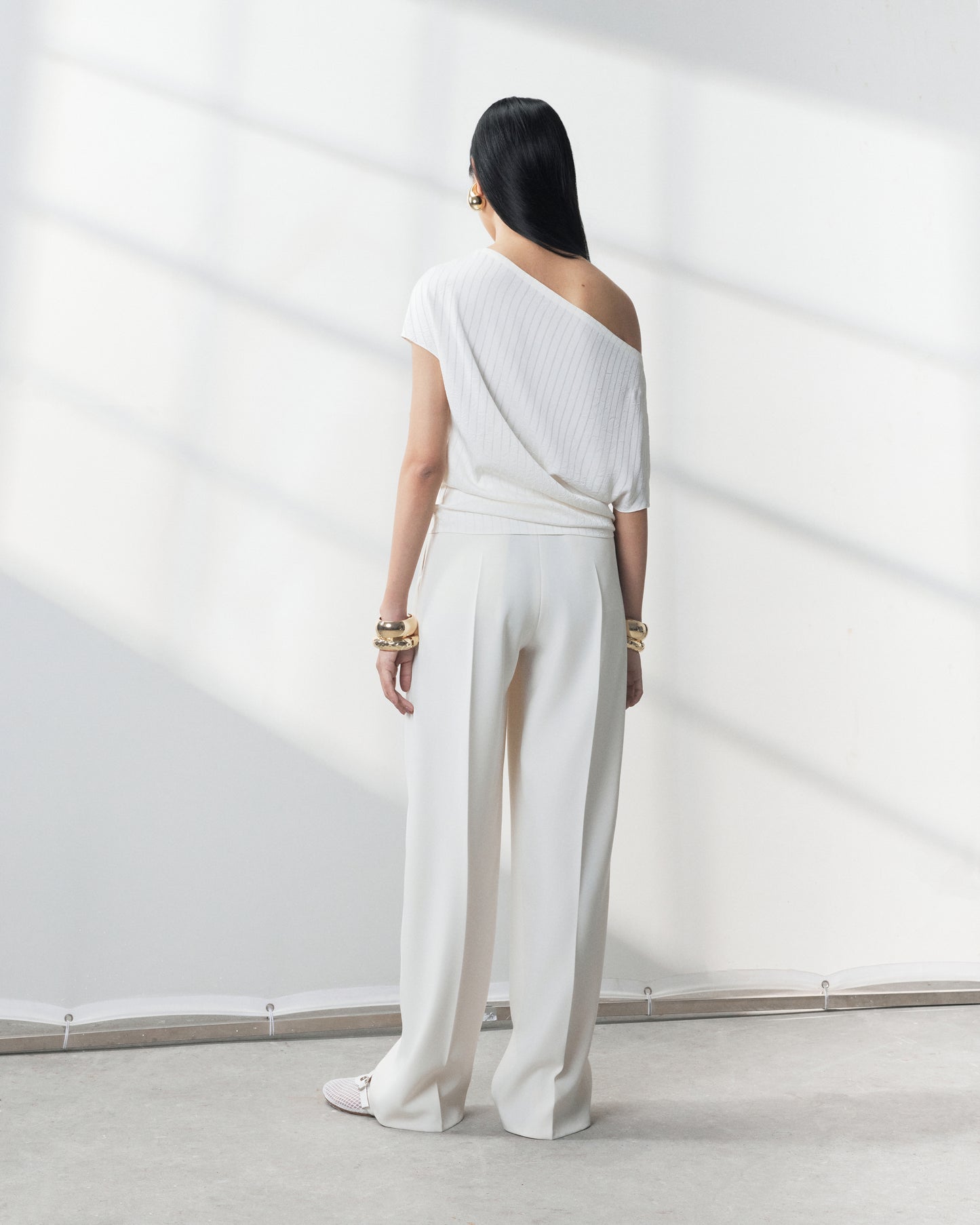 s25-womens-cream-tailored-pants fortythree astoud