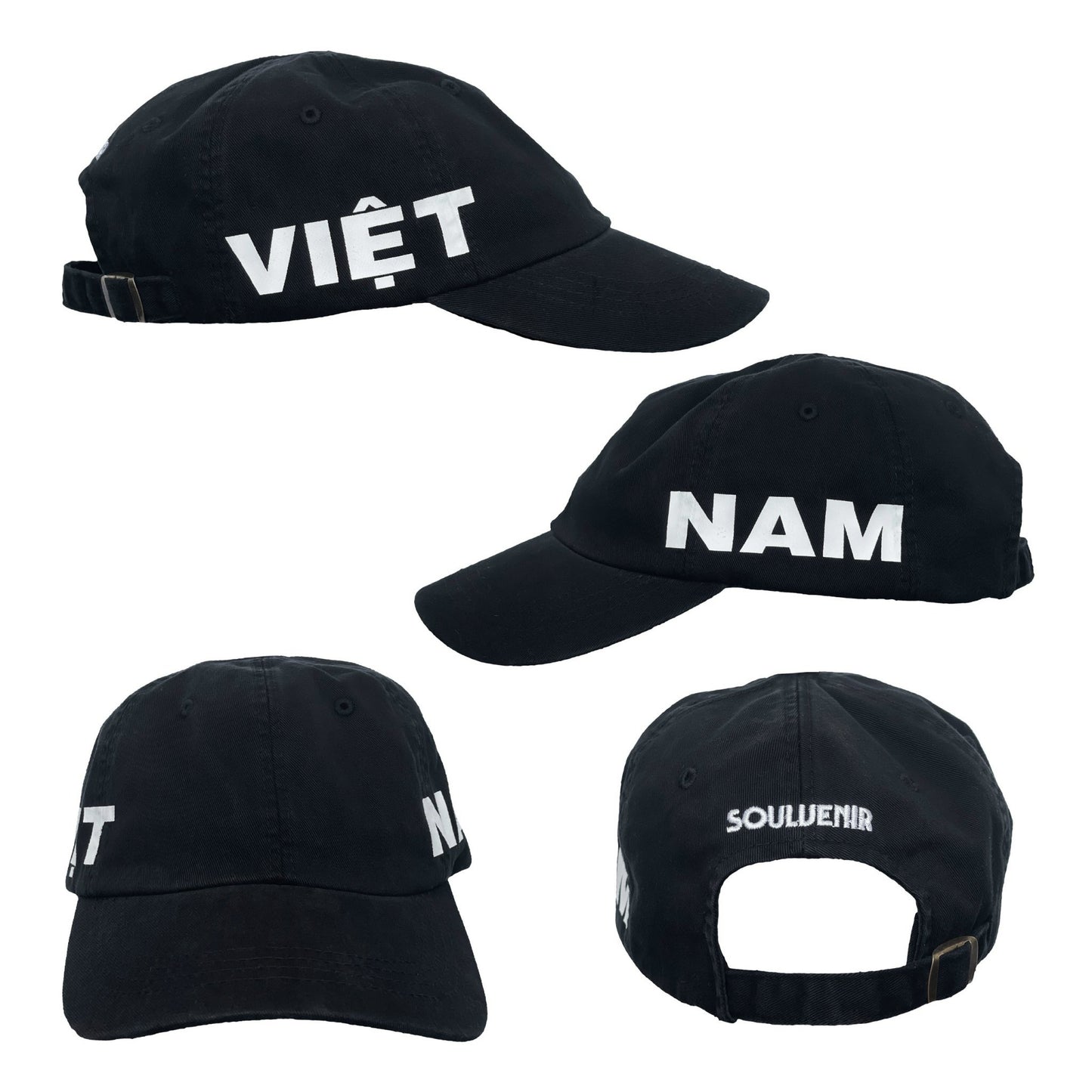 Chapeau en coton noir du Vietnam