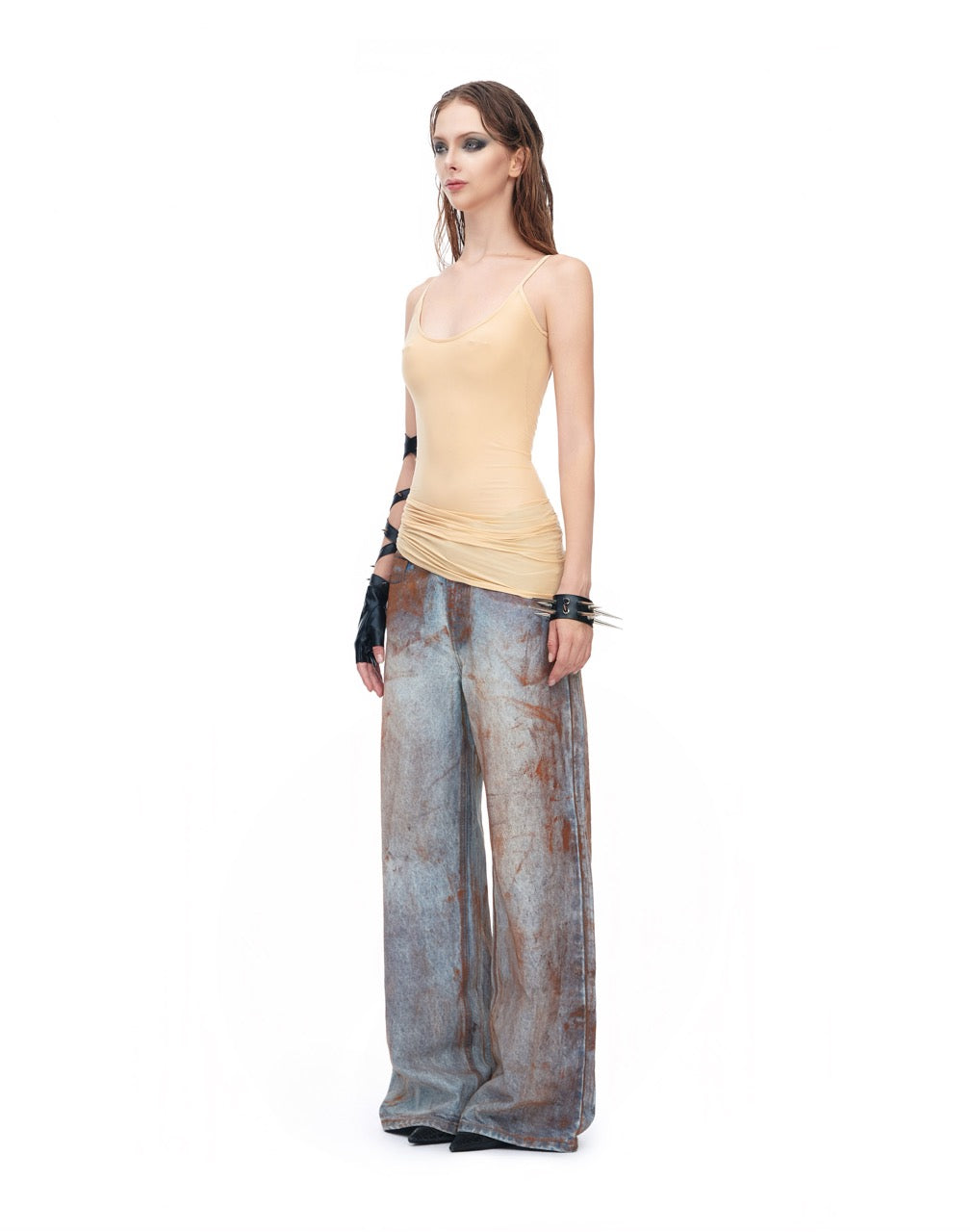 Nude Rucher Tanktop Linis Astoud