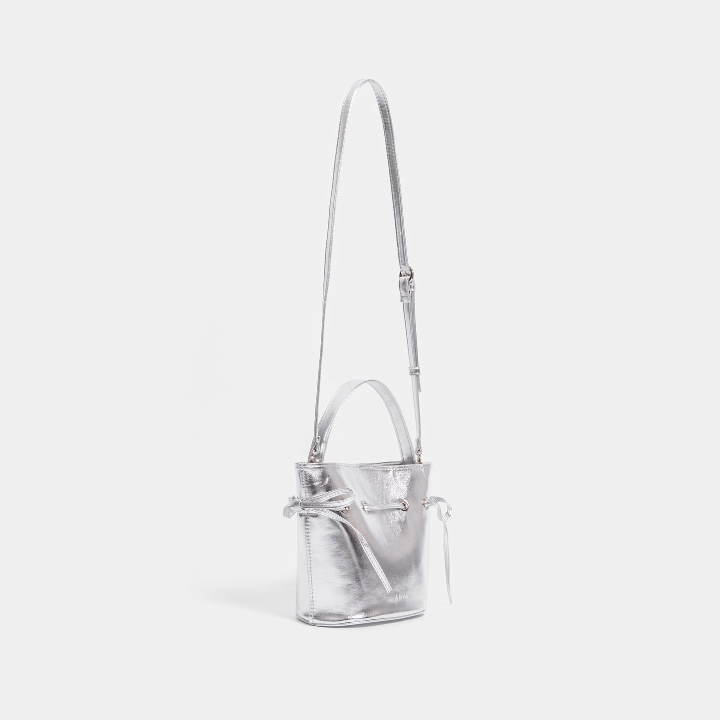 Black Bow Sides Bucket Bag