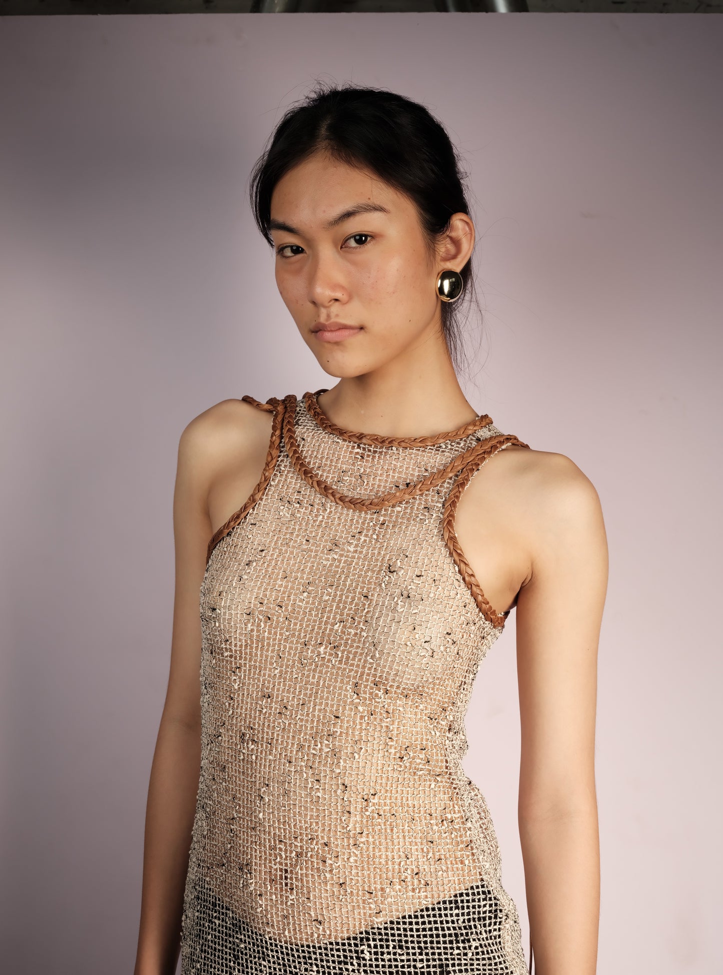 ngan-nga-mesh-halter-neck-midi-dress an heritage astoud