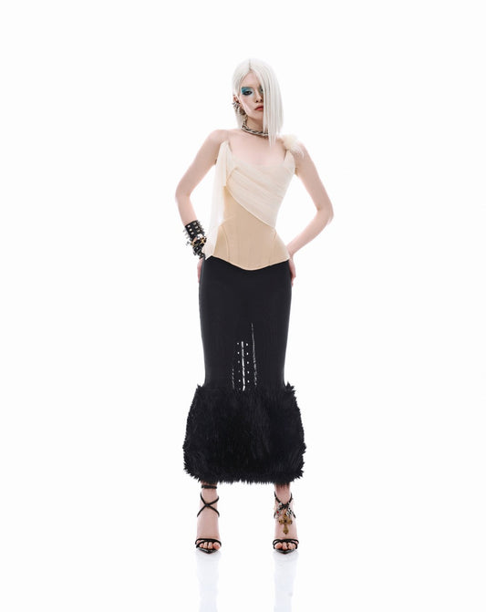 Tinsel Skirt liniss astoud