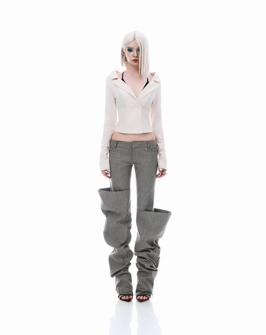 Boot Pants Grey liniss astoud