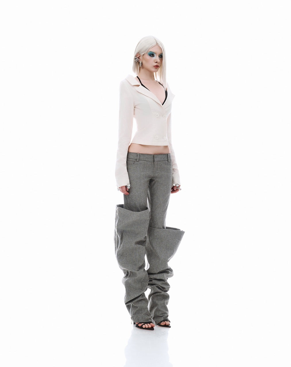 Boot Pants Grey liniss astoud
