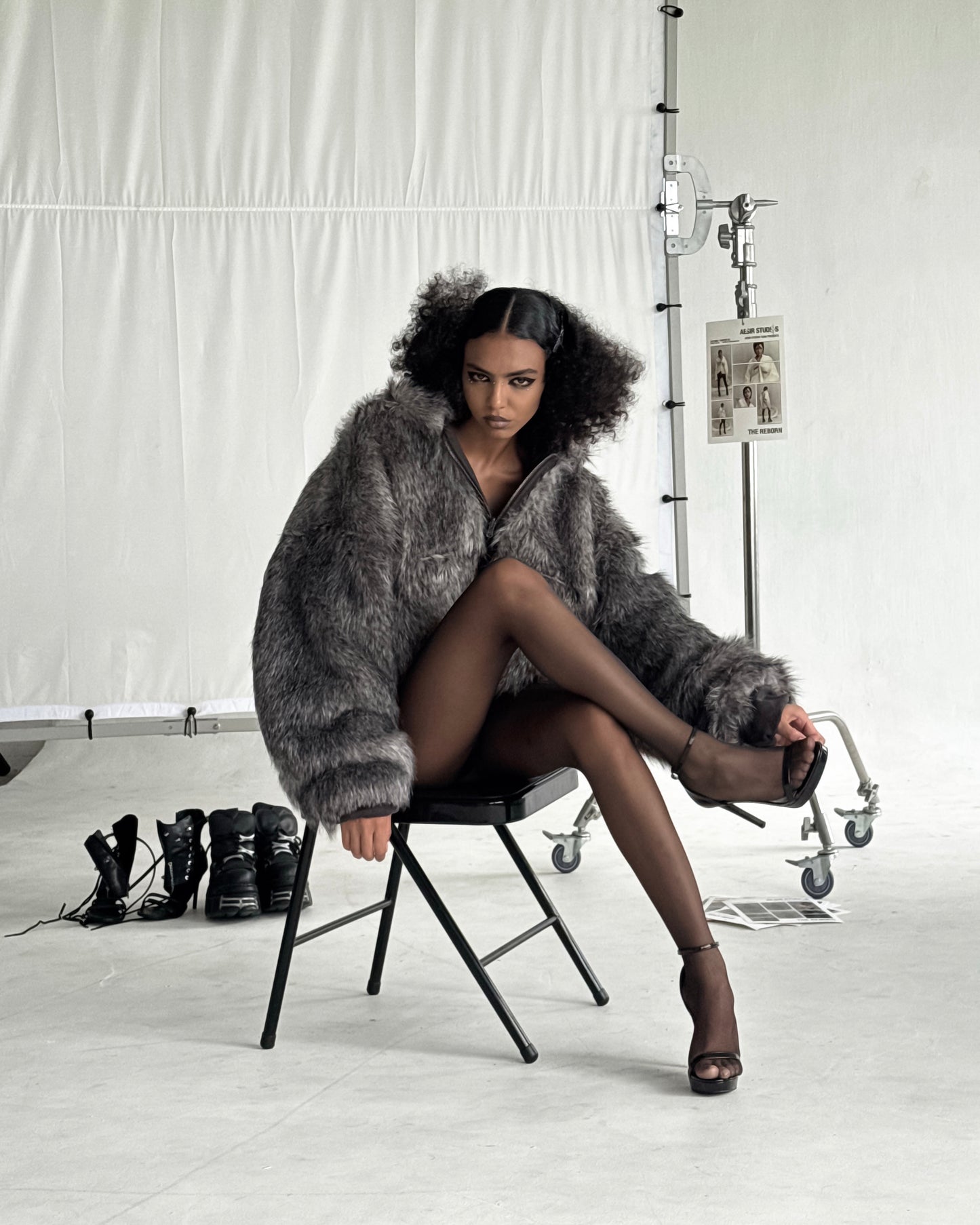 Kahlii Faux Fur Jacket aesir astoud