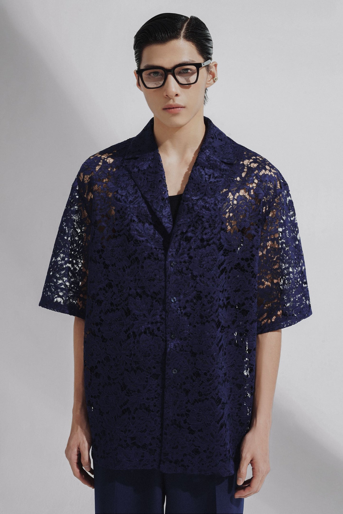 navy-lace-oversized-shirt-FORTYTHREE