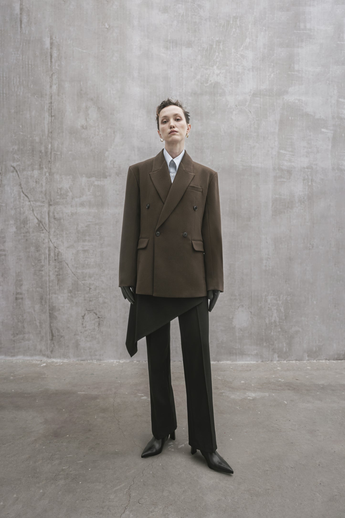 s25-unisex-dark-brown-wool-blazer fortythree astoud