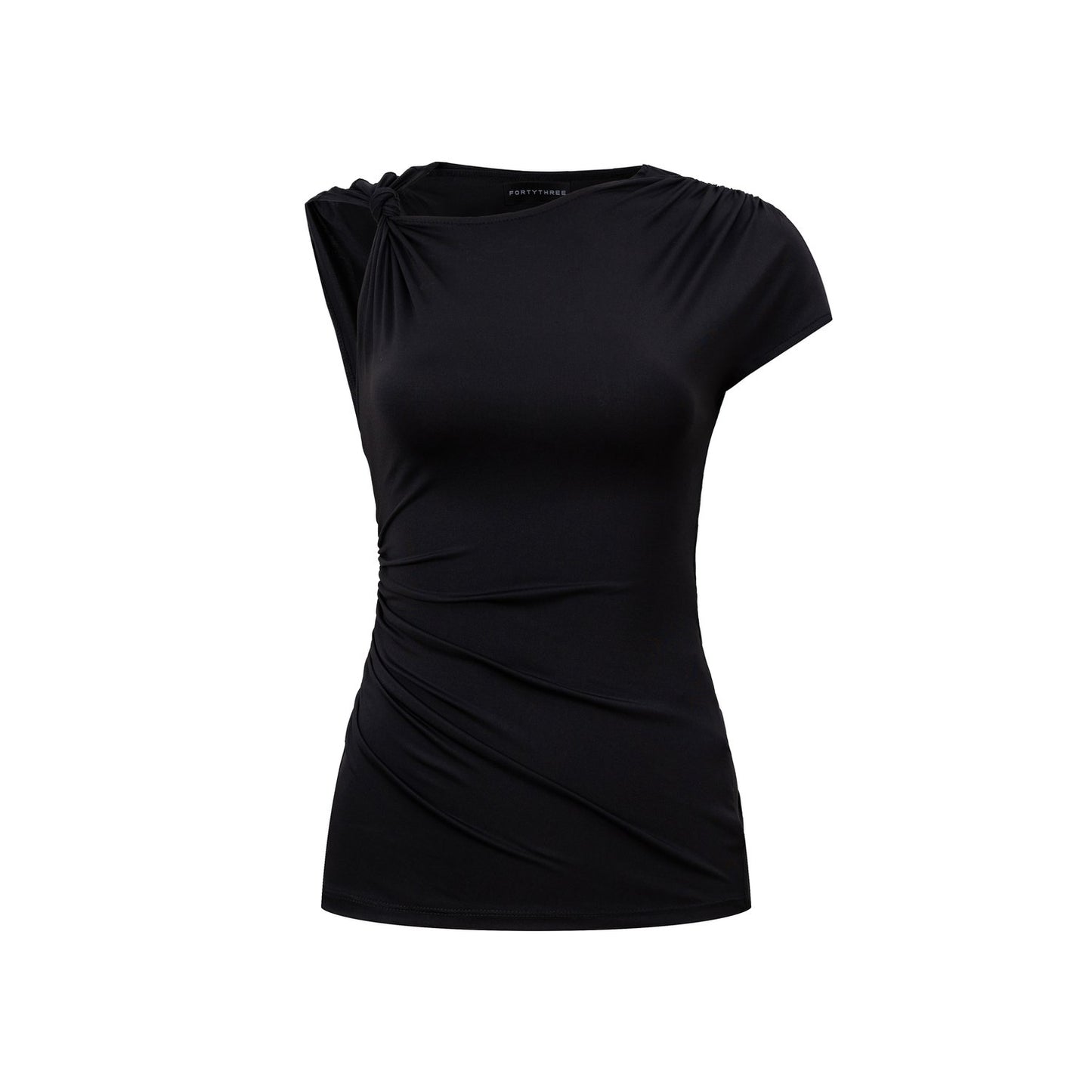 Black Cotton Tank Top