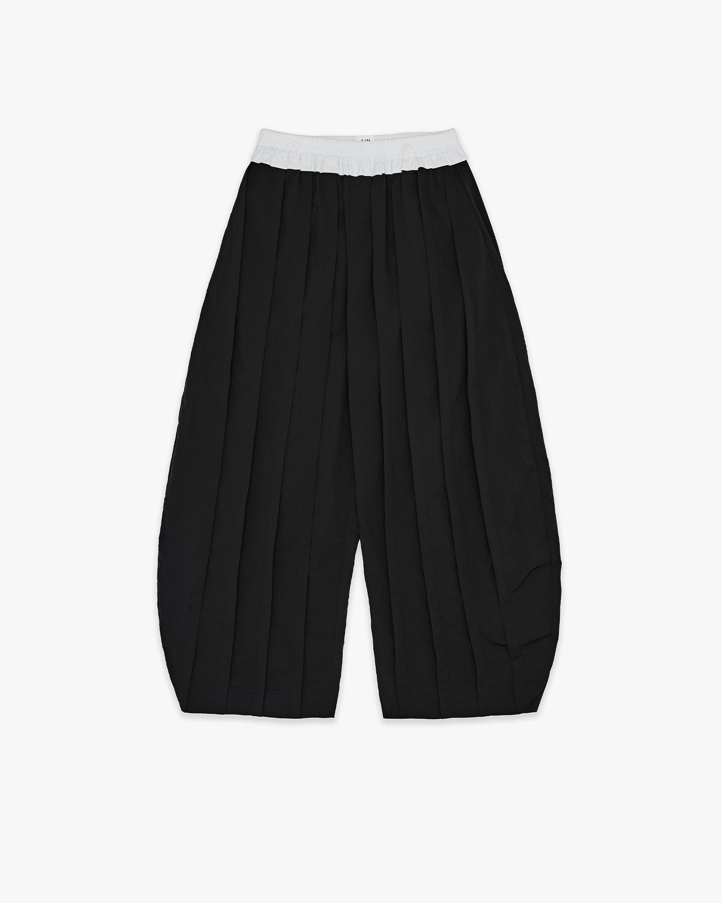 Black Harago Pleats Pants AIN Astoud