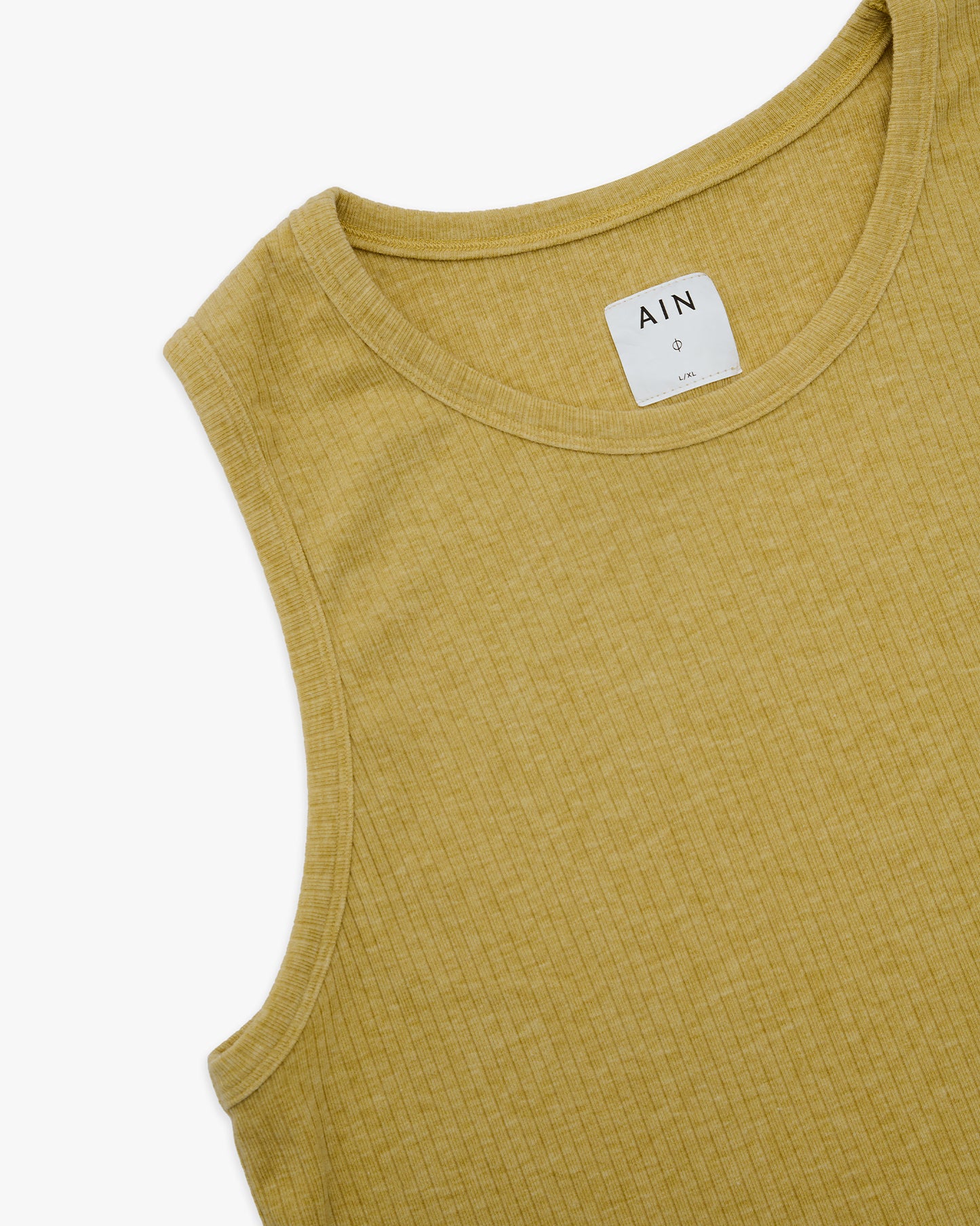 Yellow Esh Tank Top AIN Astoud