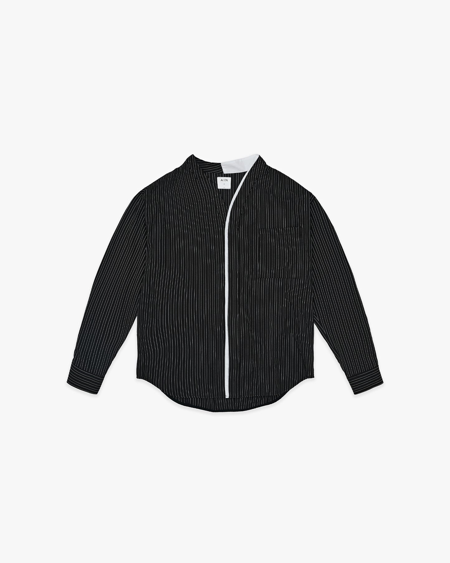 Striped Black Lohja Shirt AIN Astoud