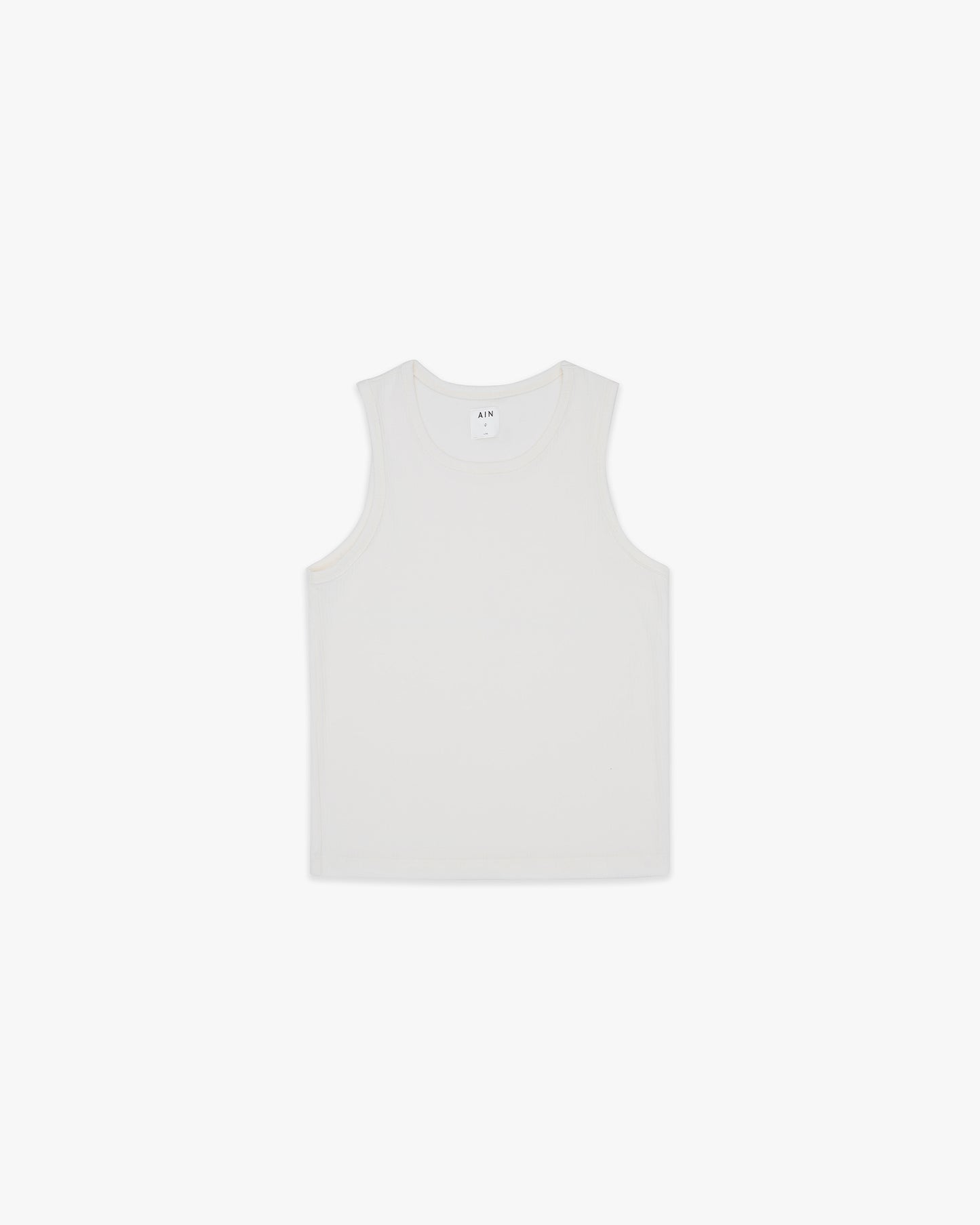White Esh Tank Top AIN Astoud