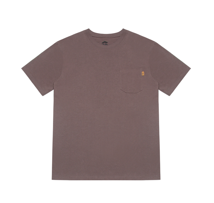 Brown Pocket Tee