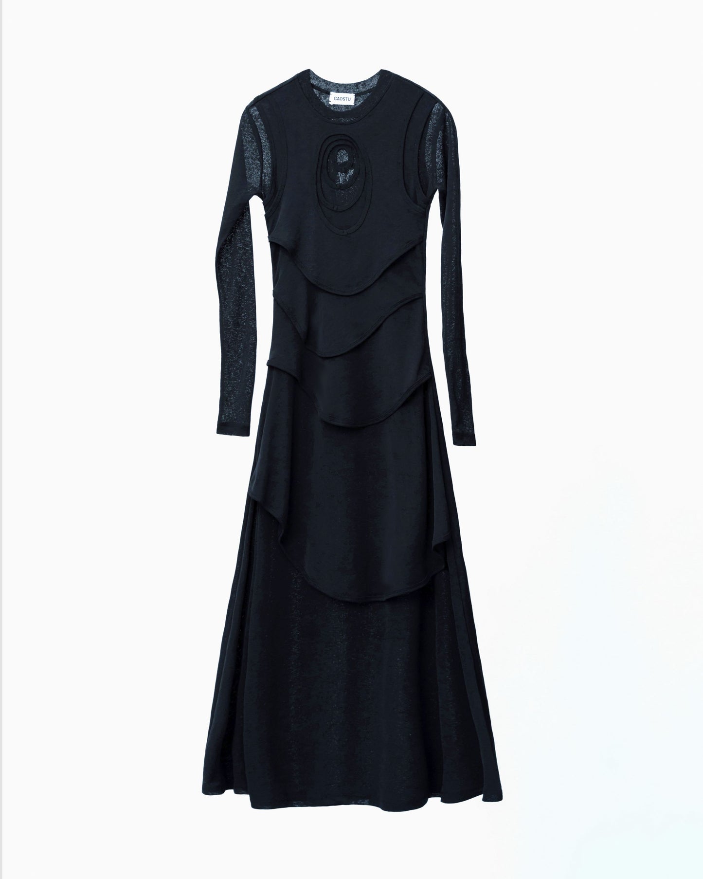 multi-layer-hug-dress-black-caostu