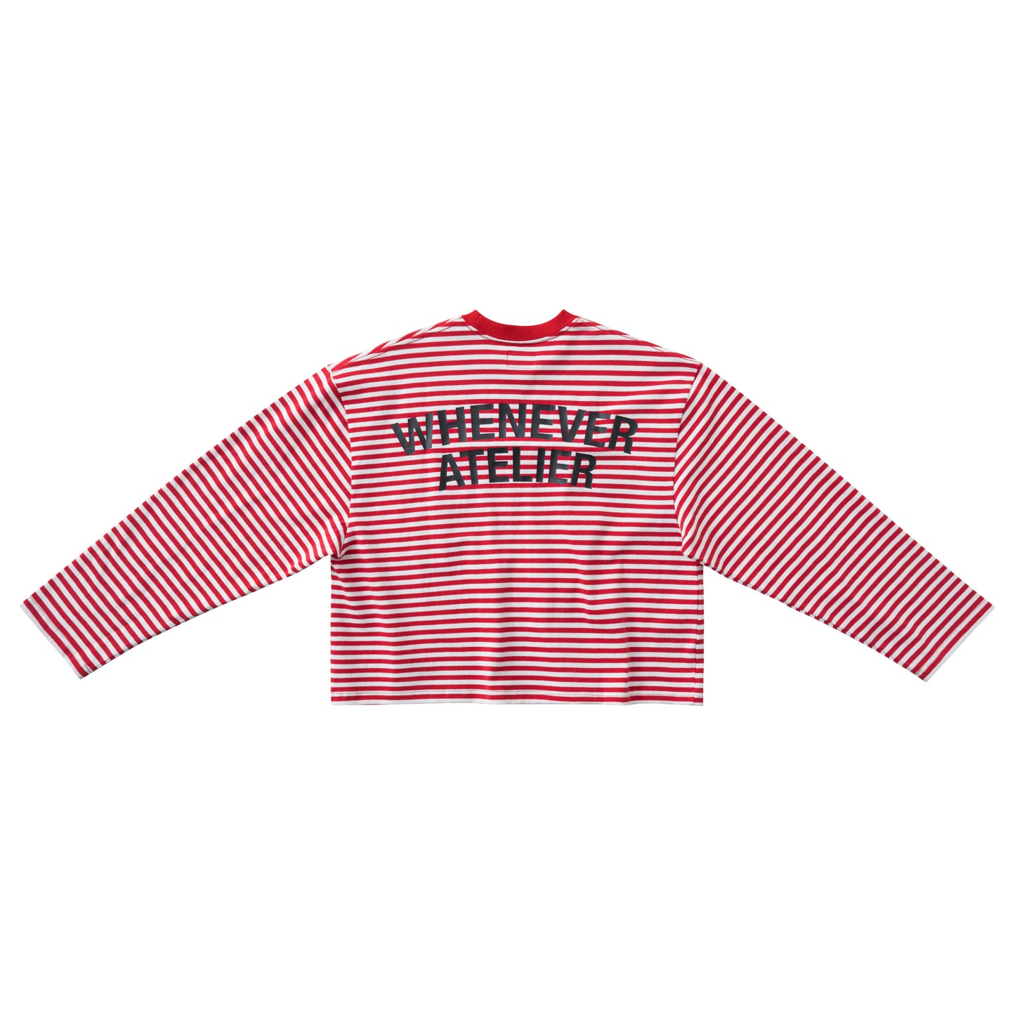 “whenever” striped long sleeve t-shirt whenever atelier astoud