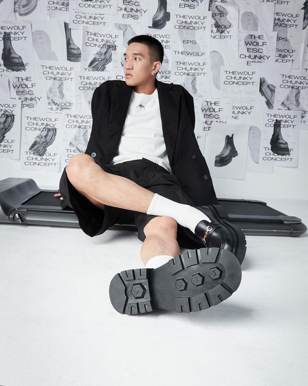 the-chunky-wolf-ss24-black-loafer the wolf astoud