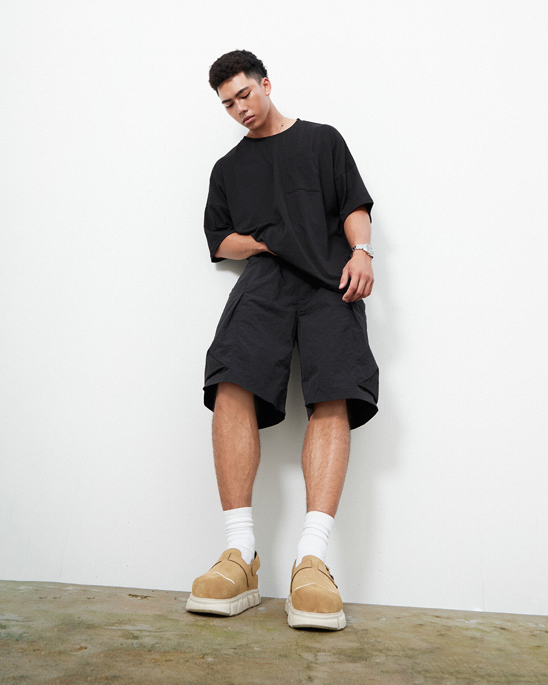 thewolf-tobacco-suede-high-clog-sandals thewolf astoud