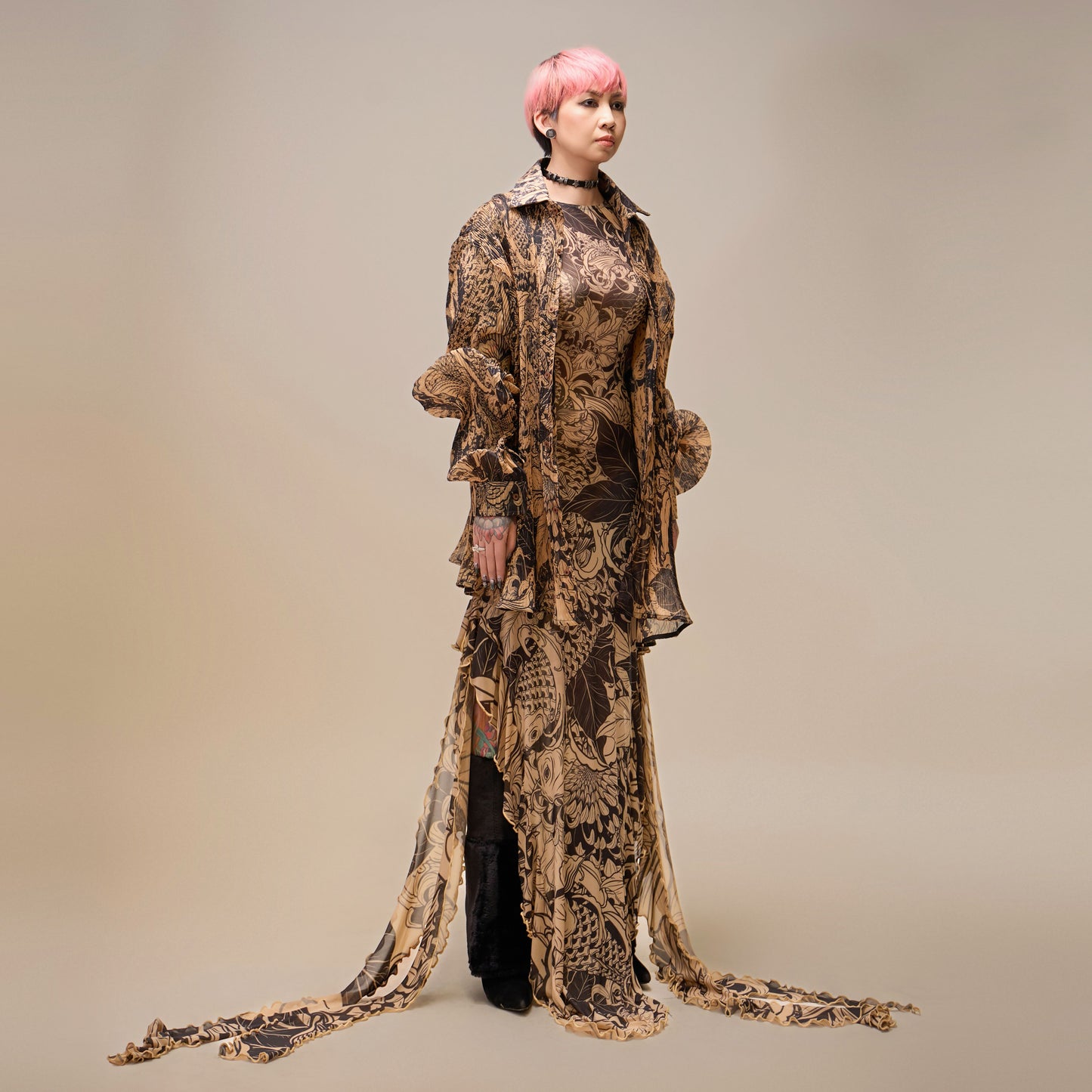 tattoo-pleated-shirt ducstudio astoud