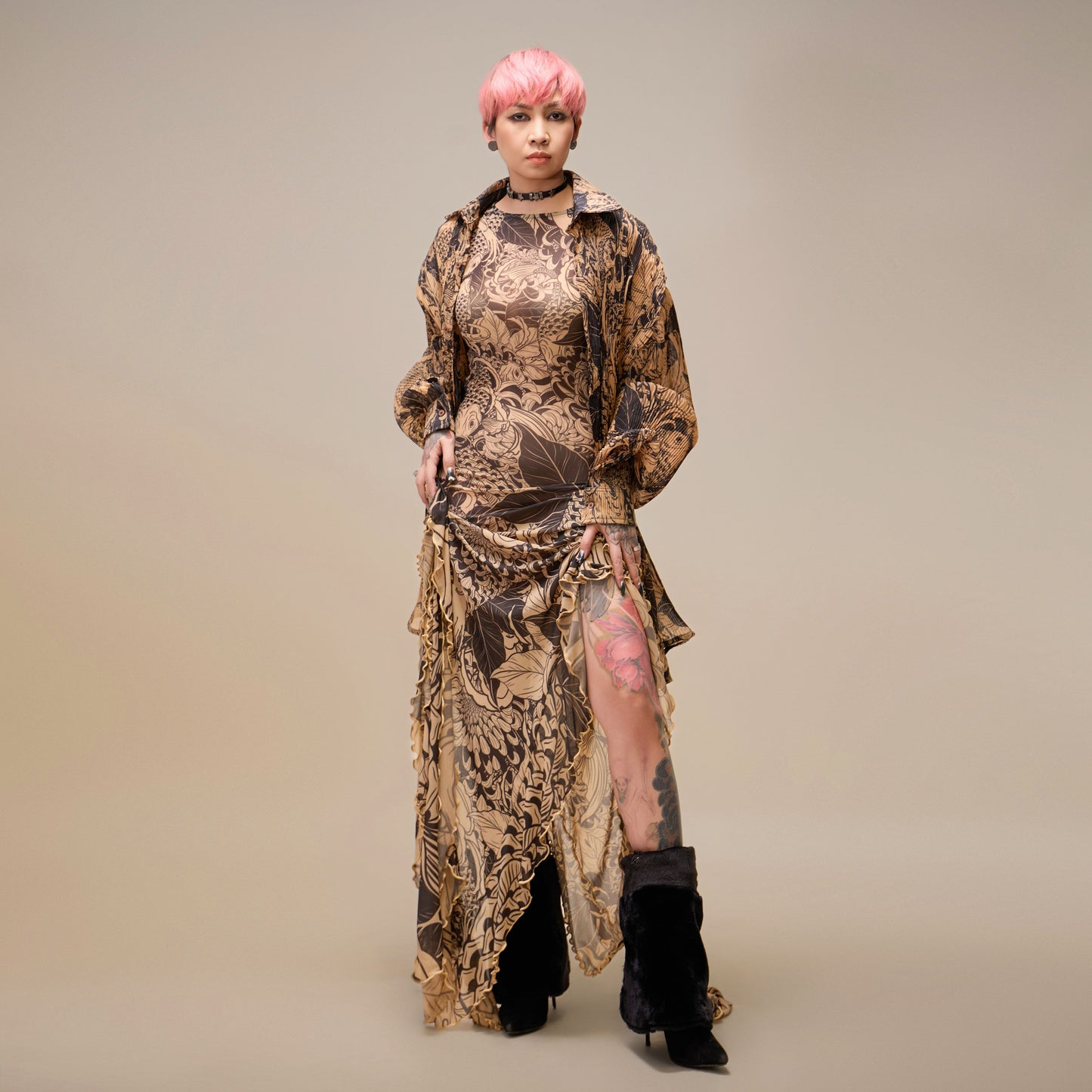 tattoo-pleated-shirt ducstudio astoud