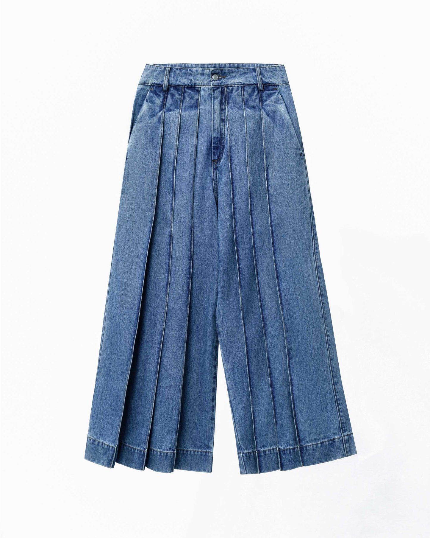 Jeans plissés