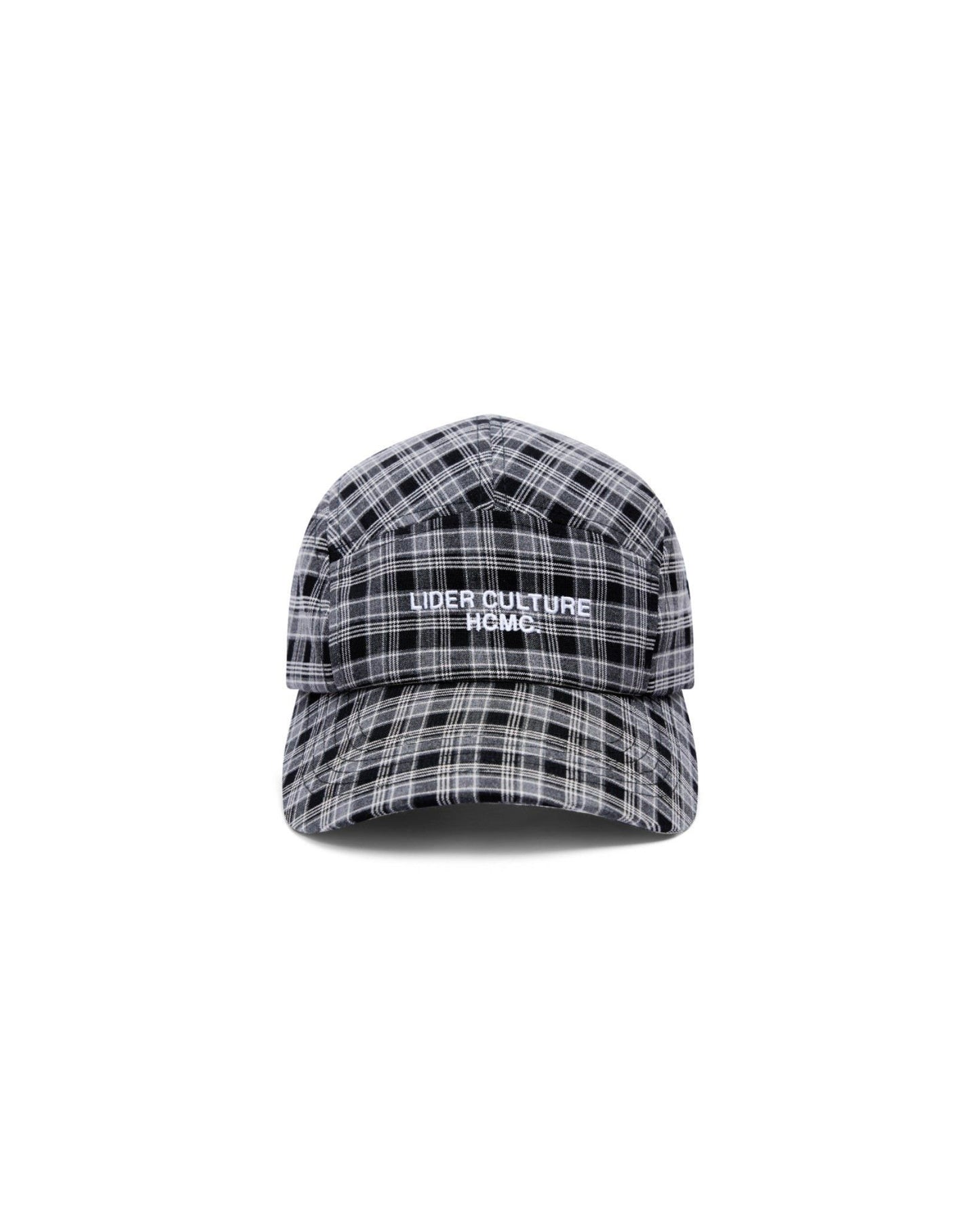 Checked Black Caroline Cap