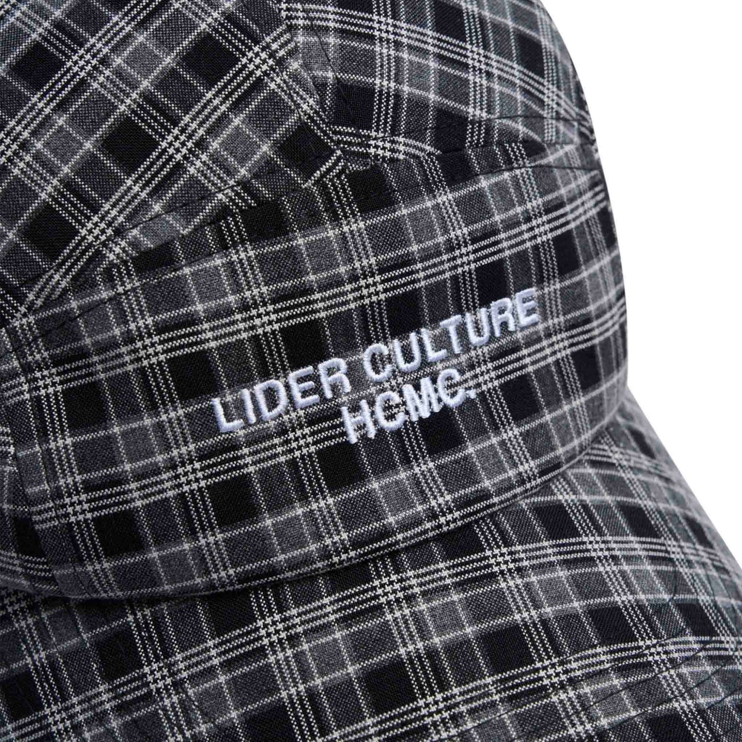Checked Black Caroline Cap