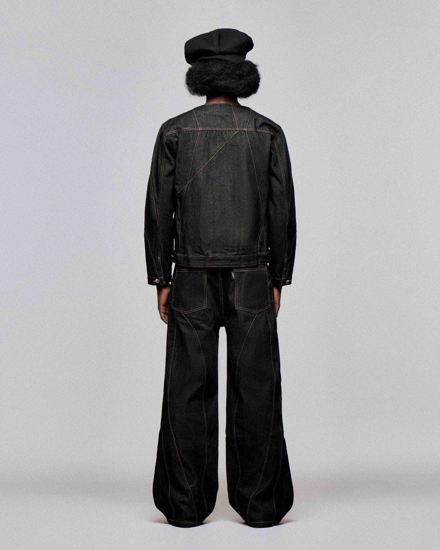Woodland Non-collar Denim Jacket