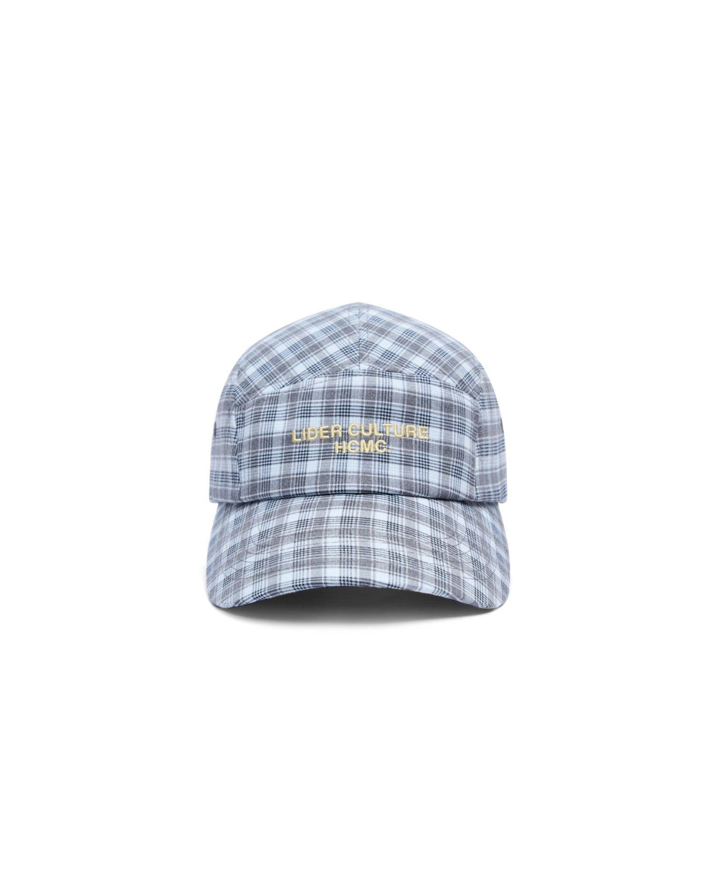 Checked Gray Caroline Cap