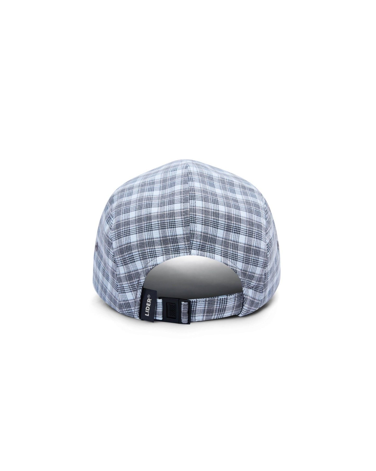 Checked Gray Caroline Cap