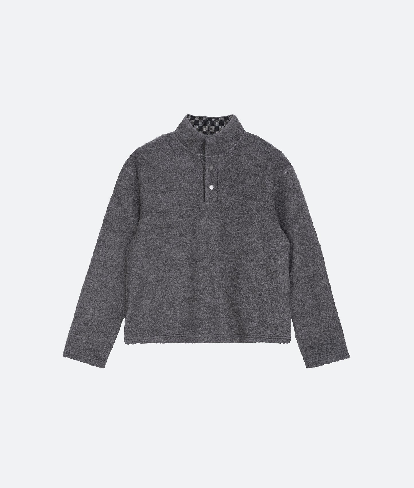 FRAGILE® Light Gray Fleece Pullover fragile club astoud