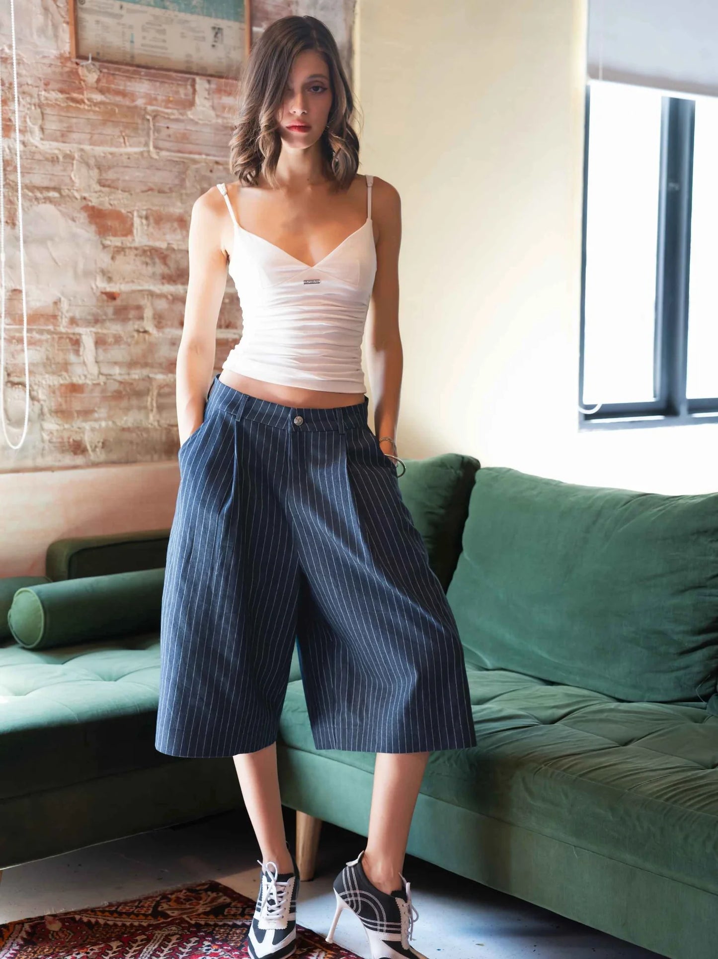 navy-pp-pinstripes-jort push push astoud