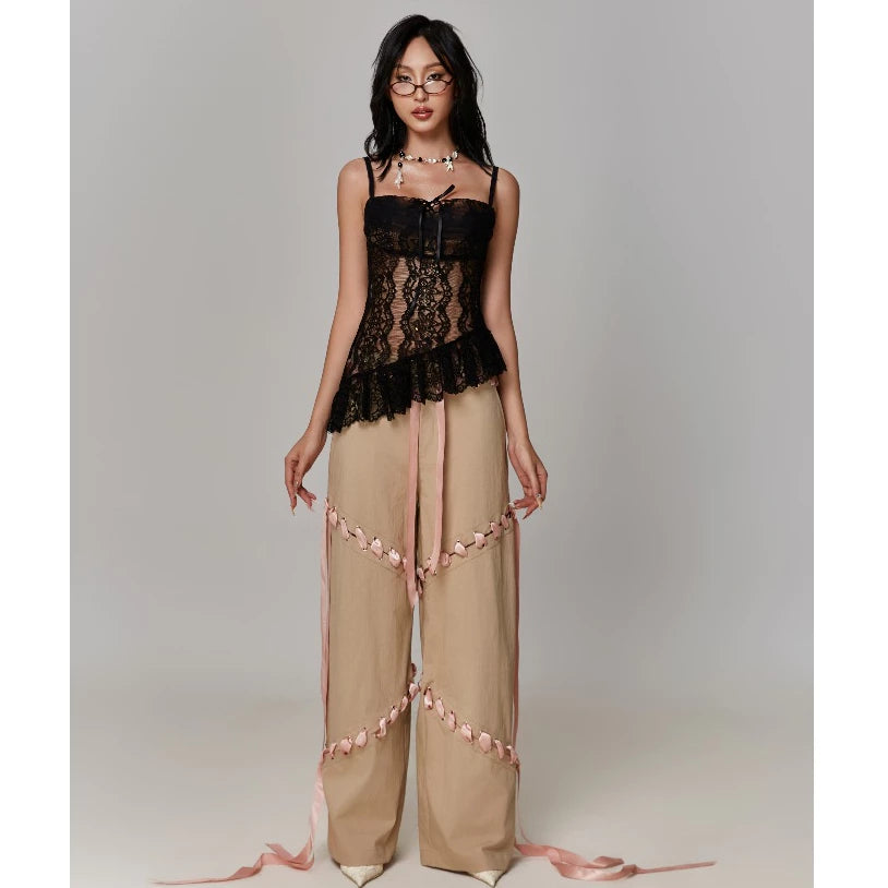 Beige Softcore Pants AKA.MYDINH Astoud