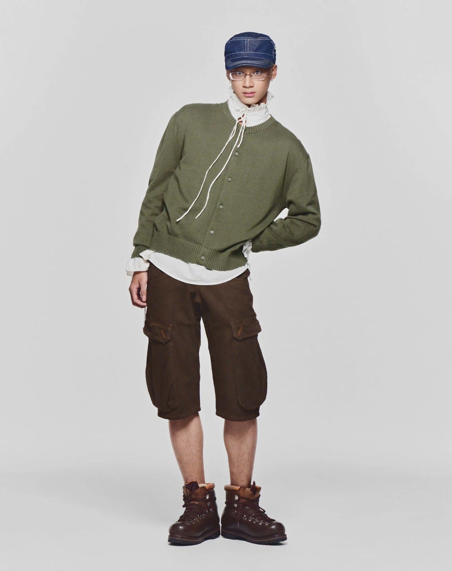 olive-autumnal-knit-cardigan lider astoud